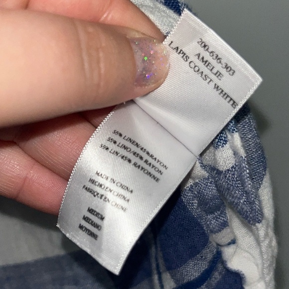 RAILS Amelie Short Sleeve Plaid Shirt Size Medium - Picture 8 of 11